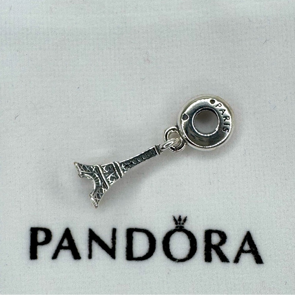 Paris Eiffel Tower Dangle Charm - Picture 2 of 3